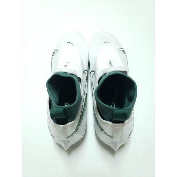 Nike Vapor 360 Edge Pro White Green Football Cleats Mens Size 13.5 CV6345 106